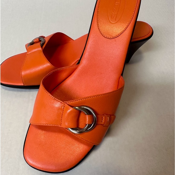 Talbots Sandals size 9 Tangerine - Picture 2 of 7